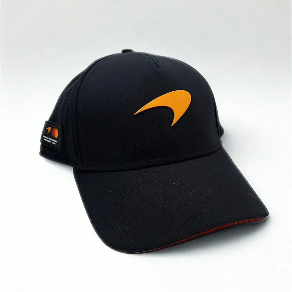 McLaren F1 Racing Team Hat NWOT Black Orange Mastercard Snapback Formula 1 OS